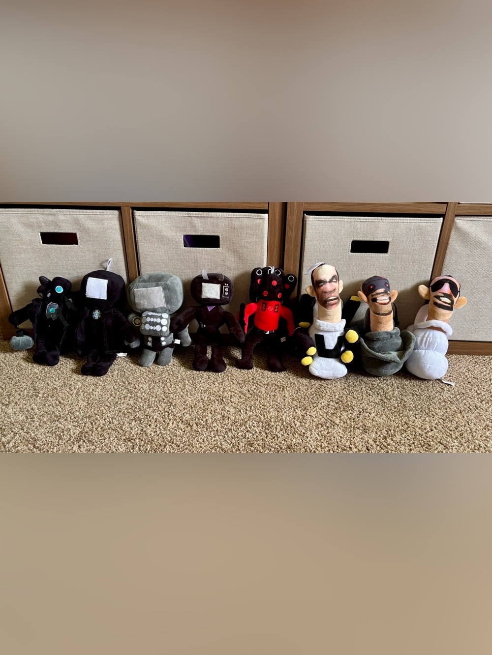 Skibidi Toilet Plush Toys Lot 9-12” Multiple Characters-8 plushies
